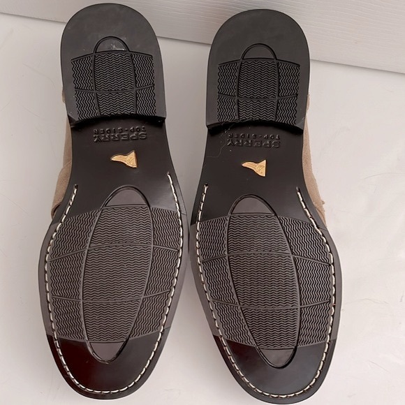 NEW MEN’S SPERRY TOP-SIDERS TAN SUEDE LOAFERS Size 9 1/2 M - Picture 3 of 7